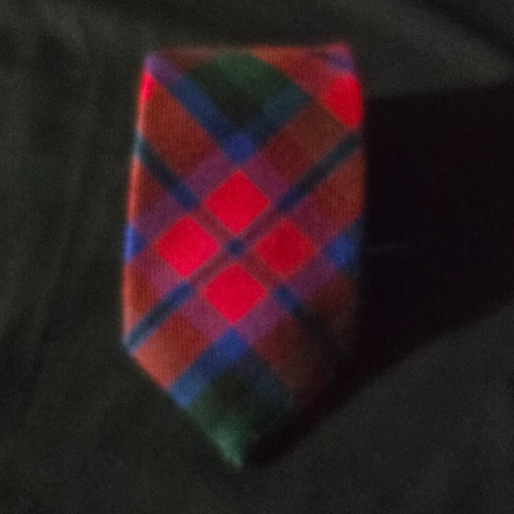 Lochcarron Woven in Scotland 100% New Wool Necktie MACNAUGHTON TARTAN